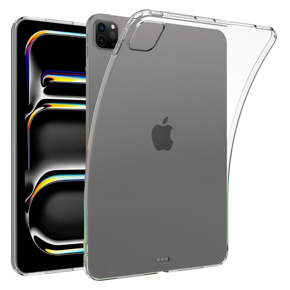 EIDERWOOD iPad Pro 13" (2025 / 2024) Fleksibelt TPU Plastik Cover - Gennemsigtig