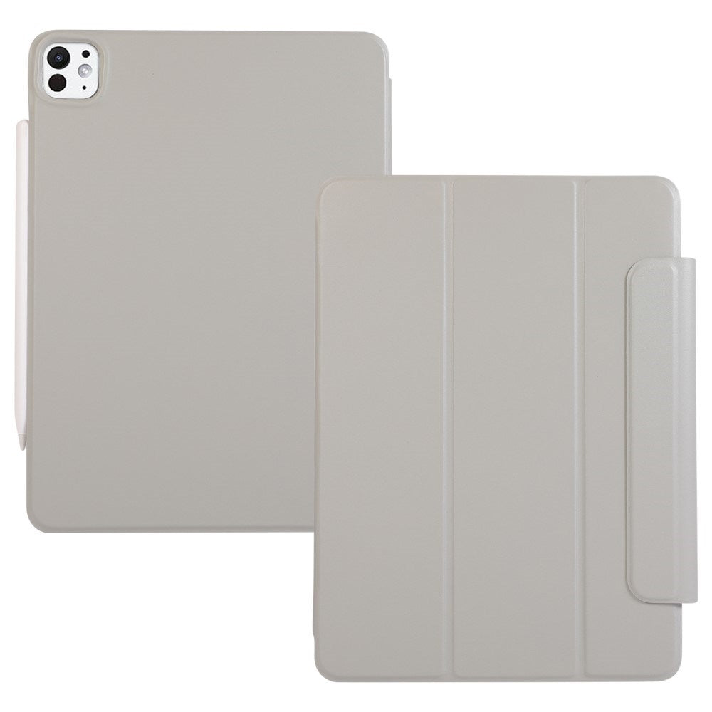 EIDERWOOD iPad Pro 13" (2025 / 2024) Magnetisk Tri-Fold Cover - Grå