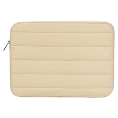 Stof MacBook / Laptop Sleeve 13-14" (35 x 25 Cm) m. Dunjakke Design - Gul