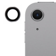 iPad Air 11" (2025 / 2024) / Air 13" (2025 / 2024) Metal Ring Beskyttelsesglas til Kameralinse - Sort / Gennemsigtig