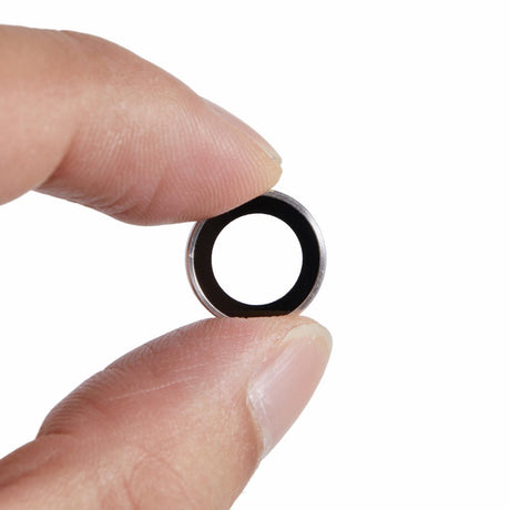 iPad Air 11" (2026 / 2025 / 2024) / Air 13" (2025 / 2024) Metal Ring Beskyttelsesglas til Kameralinse - Sort / Gennemsigtig