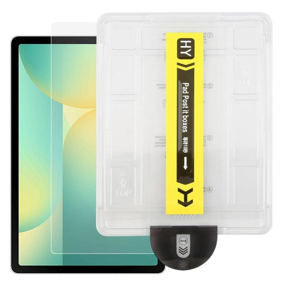 Samsung Galaxy Tab S11 / S10 Lite / S10 FE / S9 FE / S9 / S8 / S7 Skærmbeskyttelsesglas m. Monteringsramme - Gennemsigtig