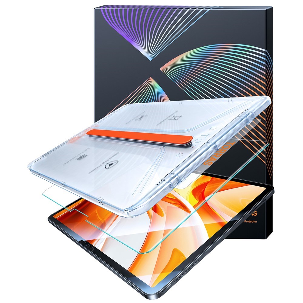 TORRAS iPad Air 13" (2026 / 2025 / 2024) Install Master Hærdet Skærmbeskyttelsesglas - Gennemsigtig