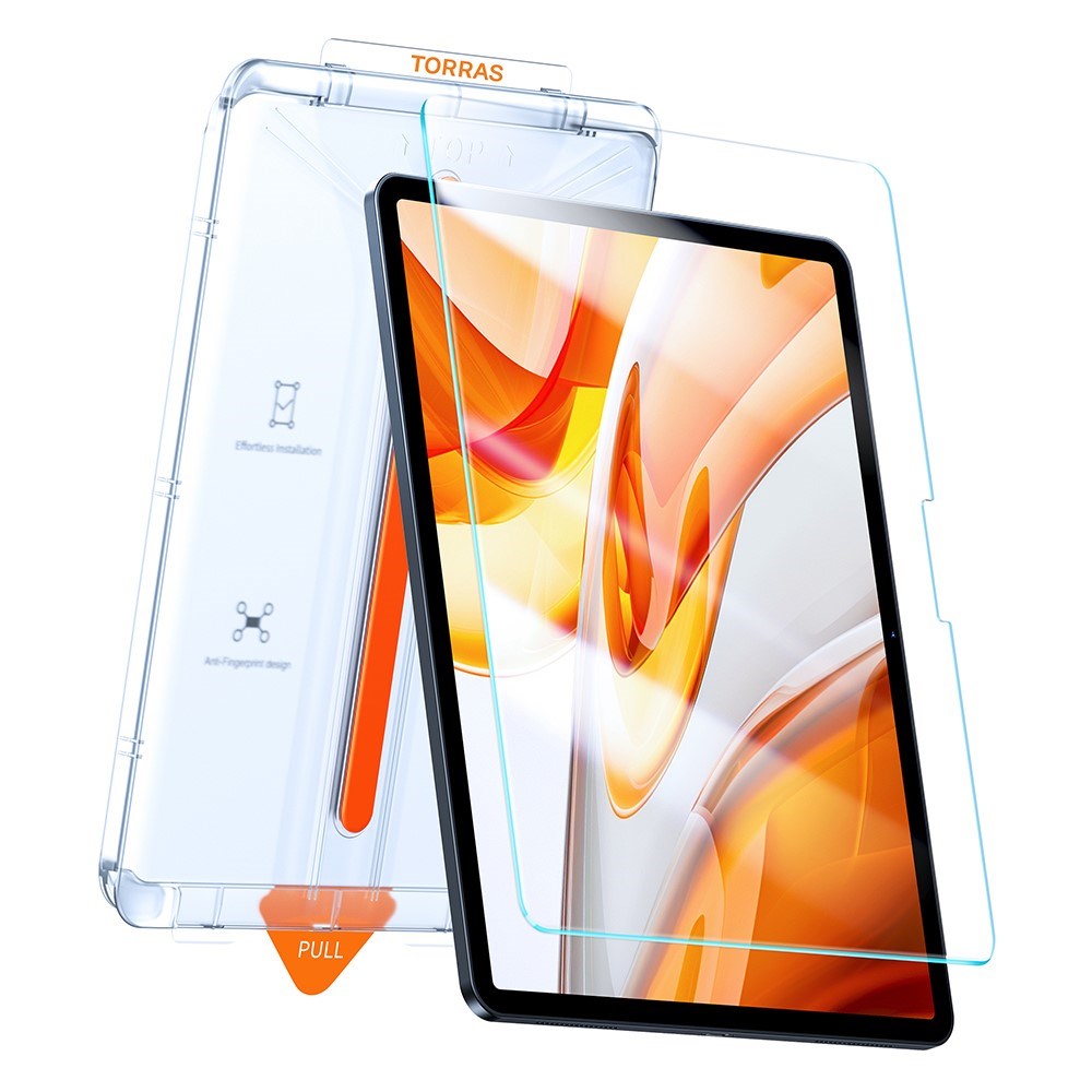 TORRAS iPad Pro 13" (2025 / 2024) Install Master Hærdet Skærmbeskyttelsesglas - Gennemsigtig