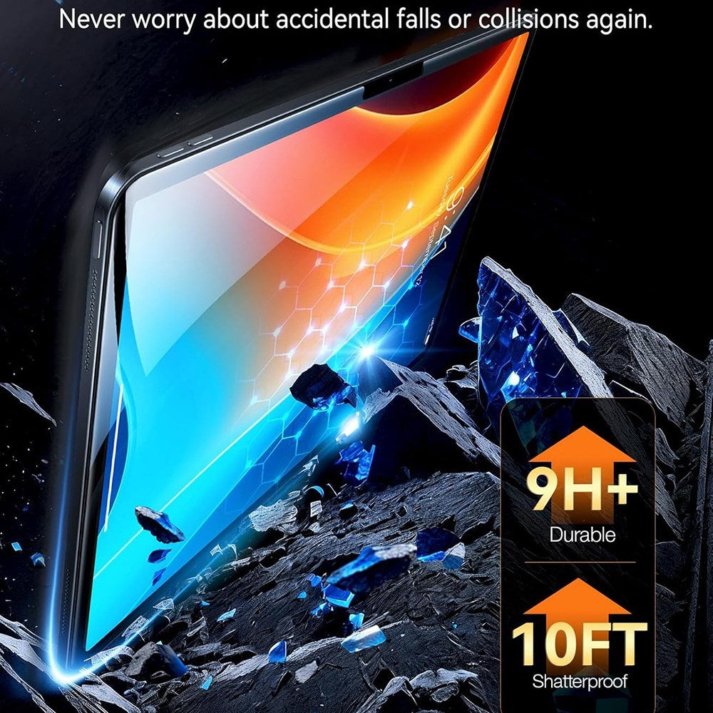 TORRAS iPad Pro 13" (2025 / 2024) Install Master Hærdet Skærmbeskyttelsesglas - Gennemsigtig