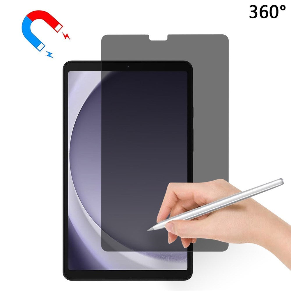 Samsung Galaxy Tab A11 / A10 / A9 / Xiaomi Redmi Pad SE Magnetisk Privacy Skærmbeskyttelse - Gennemsigtig