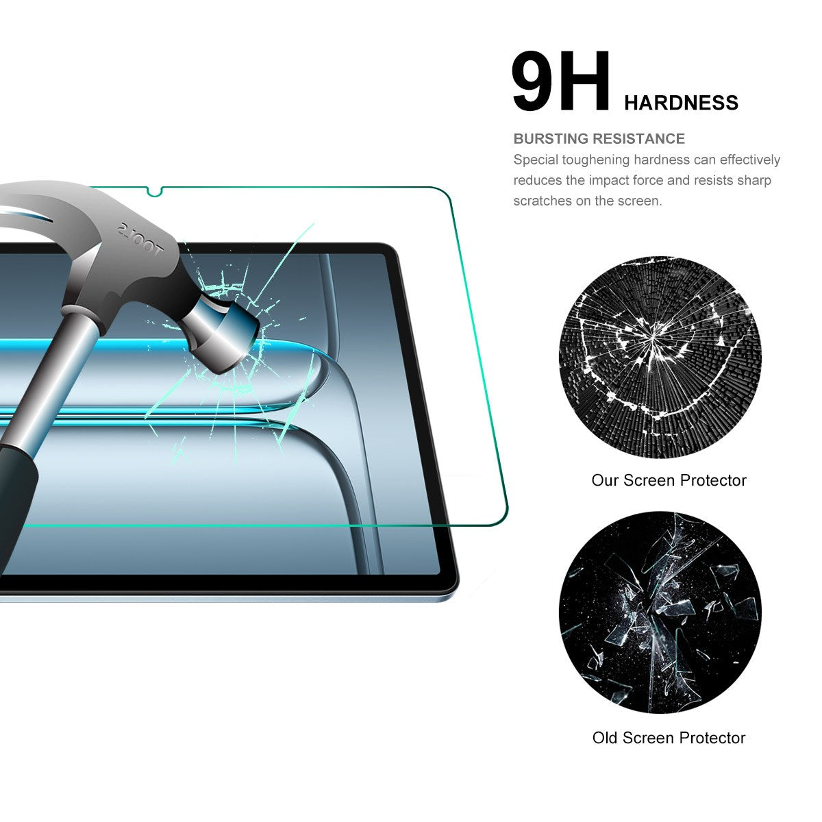 OnePlus Pad Lite ENKAY Hærdet Skærmbeskyttelsesglas - 2 stk. - Gennemsigtig