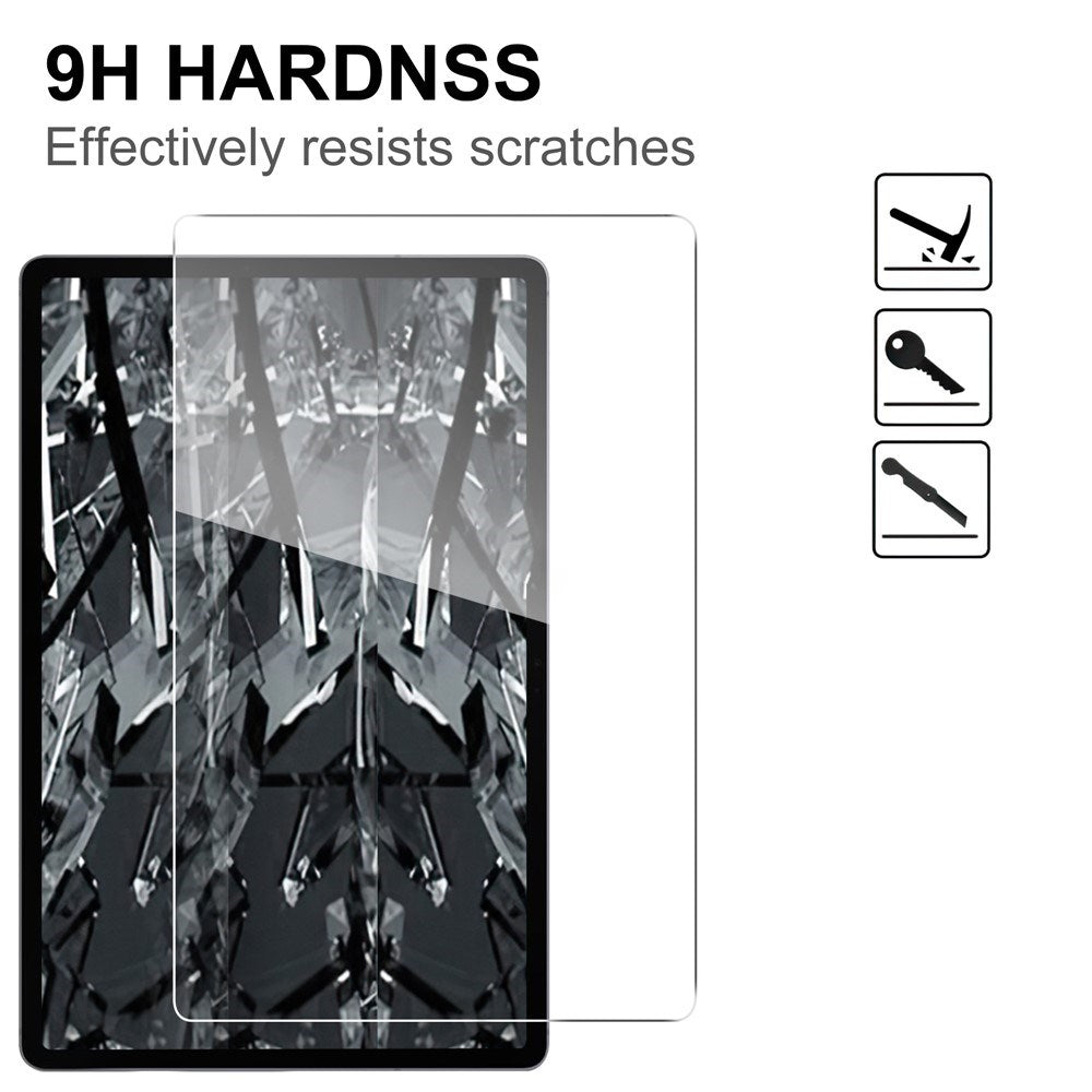 Samsung Galaxy Tab S12 Ultra WANLONFENG Hærdet 2.5D Glas - Skærmbeskyttelse - Gennemsigtig