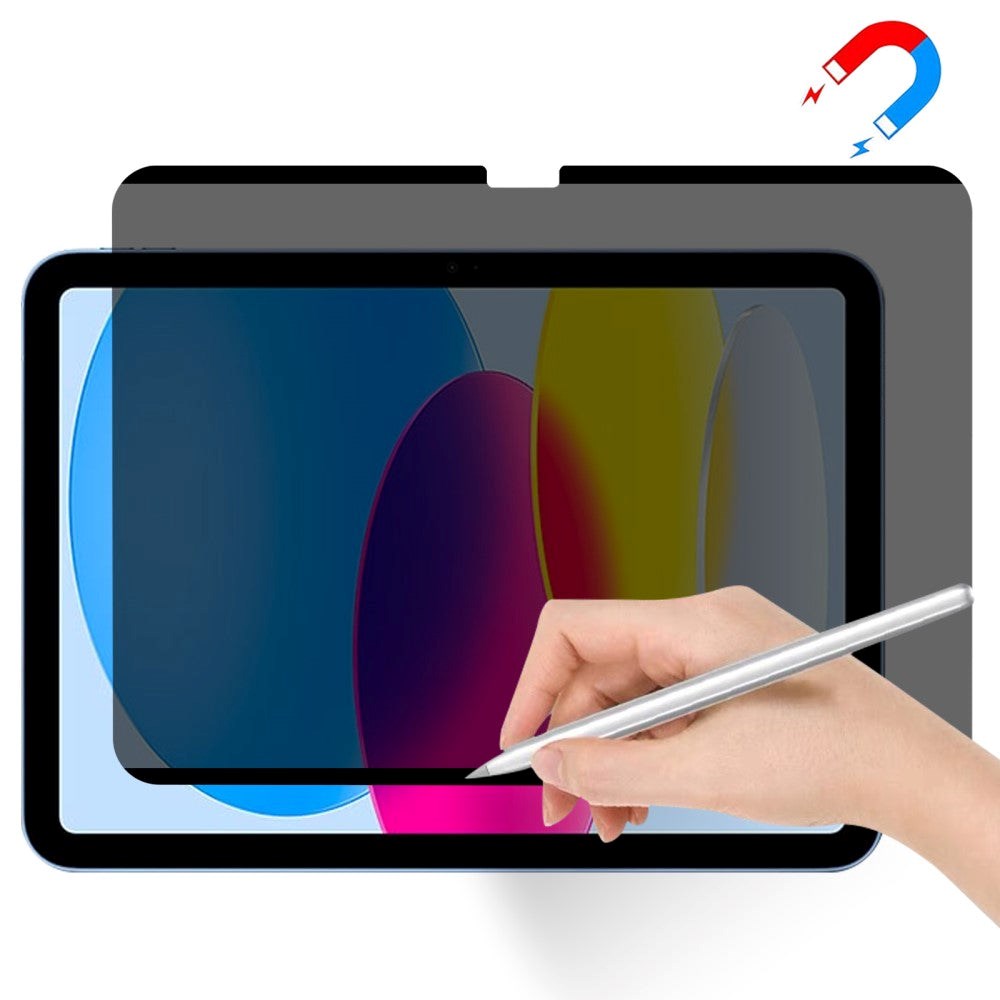 iPad 11" (2025) / iPad 10.9" (2024/2022) PET Papir Tekstur Beskyttelsesfilm m. Privacy