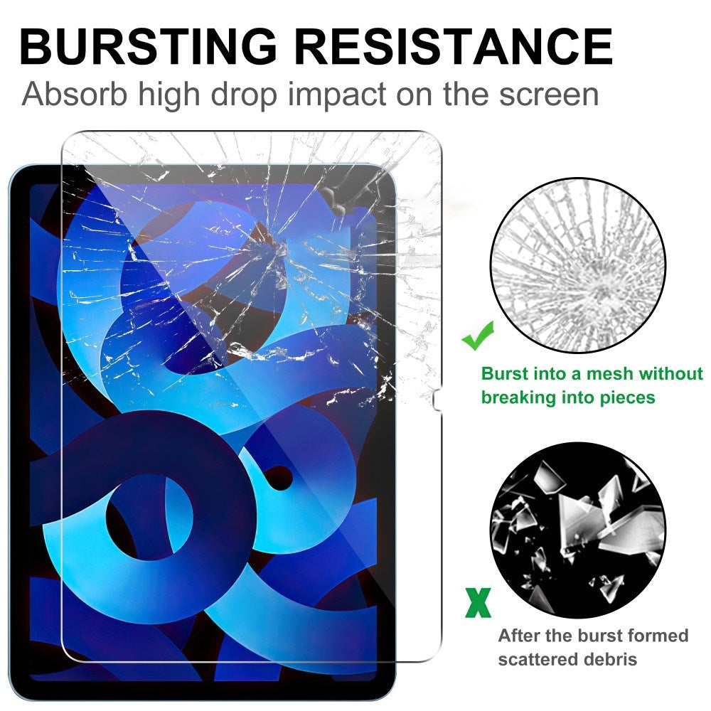 iPad Air 13" (2026 / 2025 / 2024) Arc Edge Glas Skærmbeskyttelse - Gennemsigtig