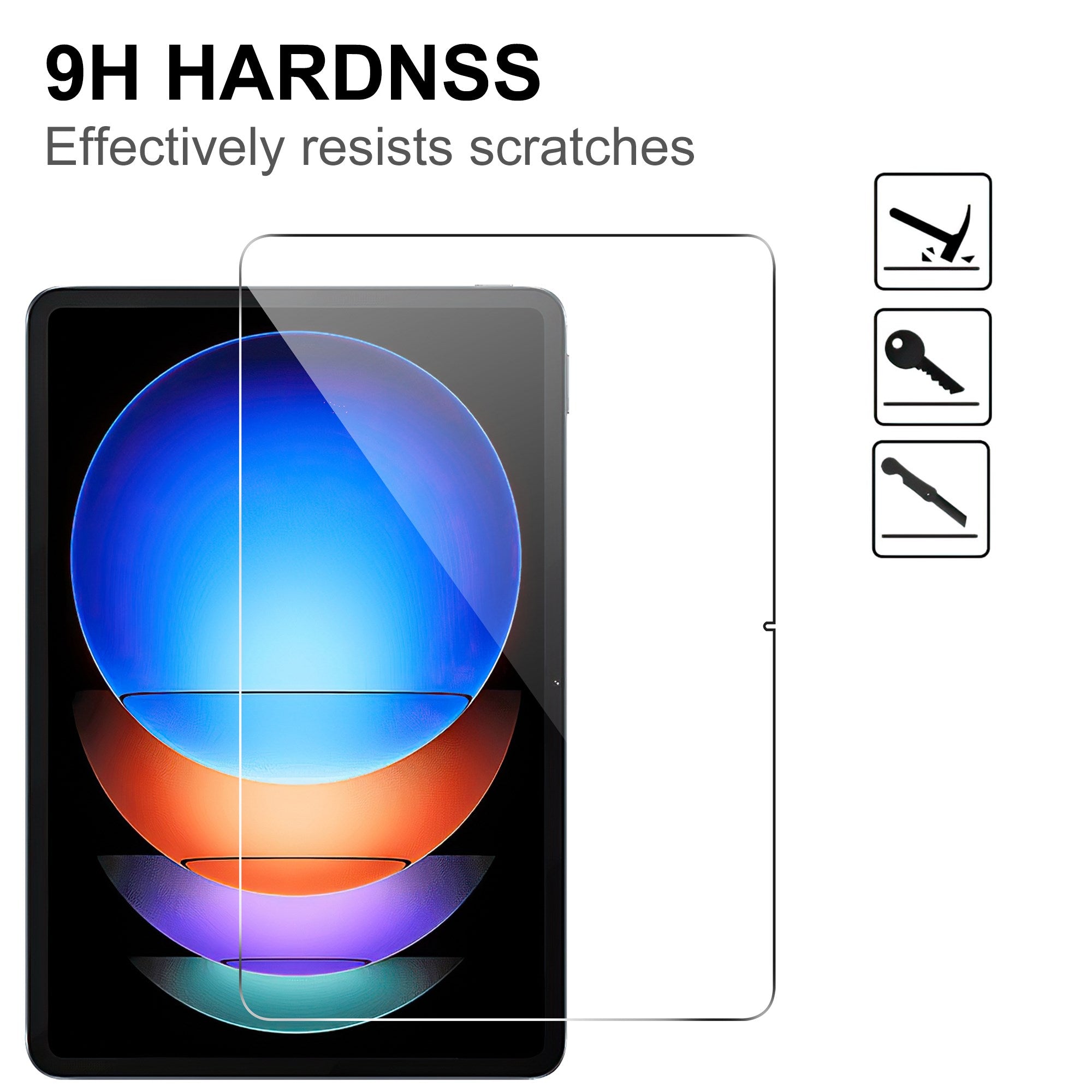 Xiaomi Pad 6S Pro 12.4 - Hærdet Glas Skærmbeskytter 2.5D