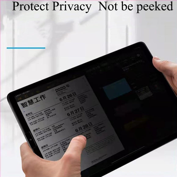 Samsung Galaxy Tab A9 Hærdet Beskyttelsesglas - Privacy Funktion - Gennemsigtig