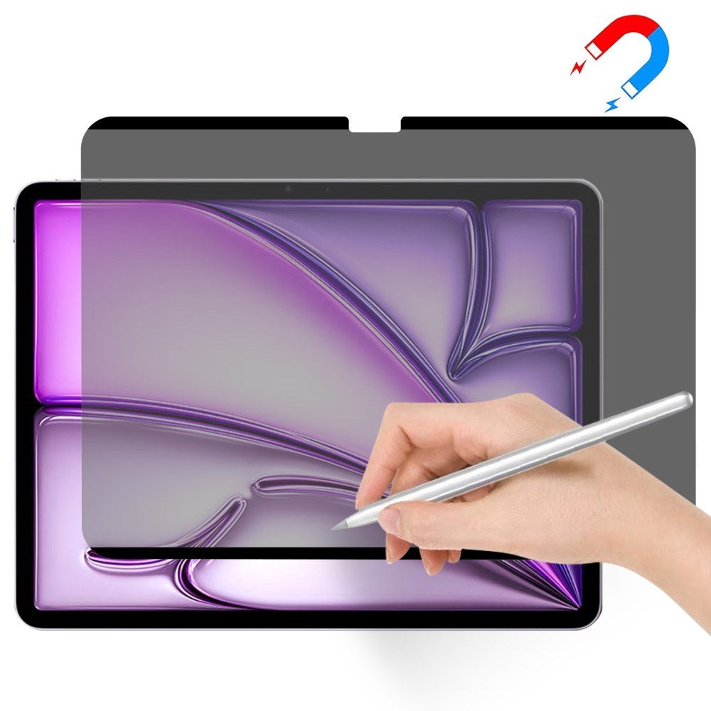iPad Air 13" (2026 / 2025 / 2024) PET Papir Tekstur Magnetisk Beskyttelsesfilm m. Privacy