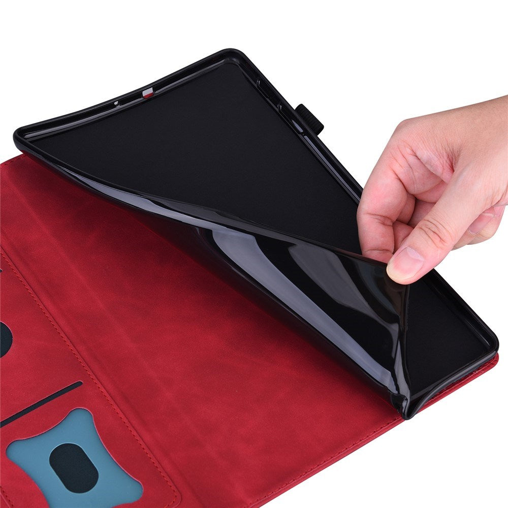 OnePlus Pad 3 Kunstlæder Flip Cover - Rød