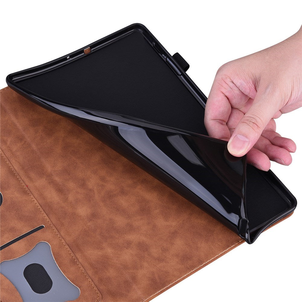 OnePlus Pad 3 Kunstlæder Flip Cover - Brun