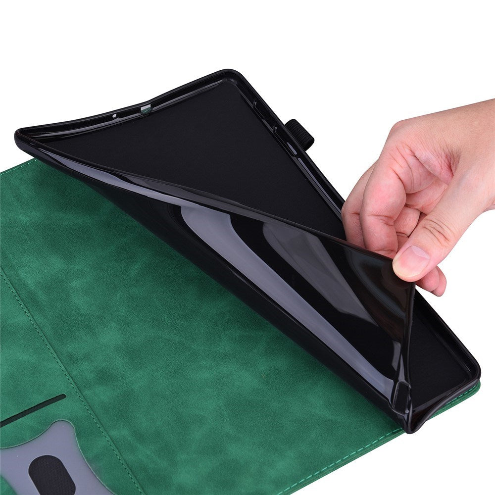 OnePlus Pad 3 Kunstlæder Flip Cover - Grøn