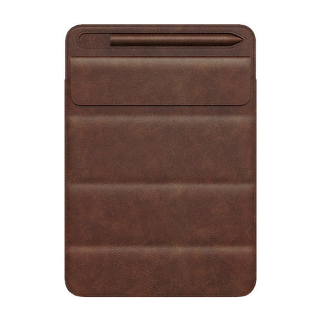 iPad 9.7 / 10.2 / 10.5 / 11" (19cm x 26cm x 7mm) PU Læder Shockproof Tablet Sleeve - Mørkebrun