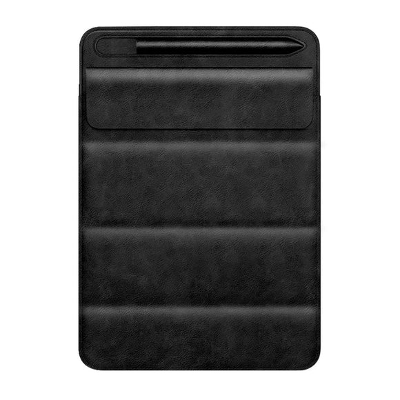 iPad 9.7 / 10.2 / 10.5 / 11" (19cm x 26cm x 7mm) PU Læder Shockproof Tablet Sleeve - Sort