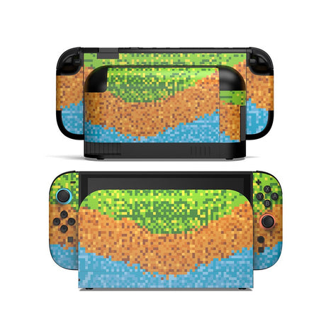 Nintendo Switch 2 Dekorativ Full Fit Skin - Teal