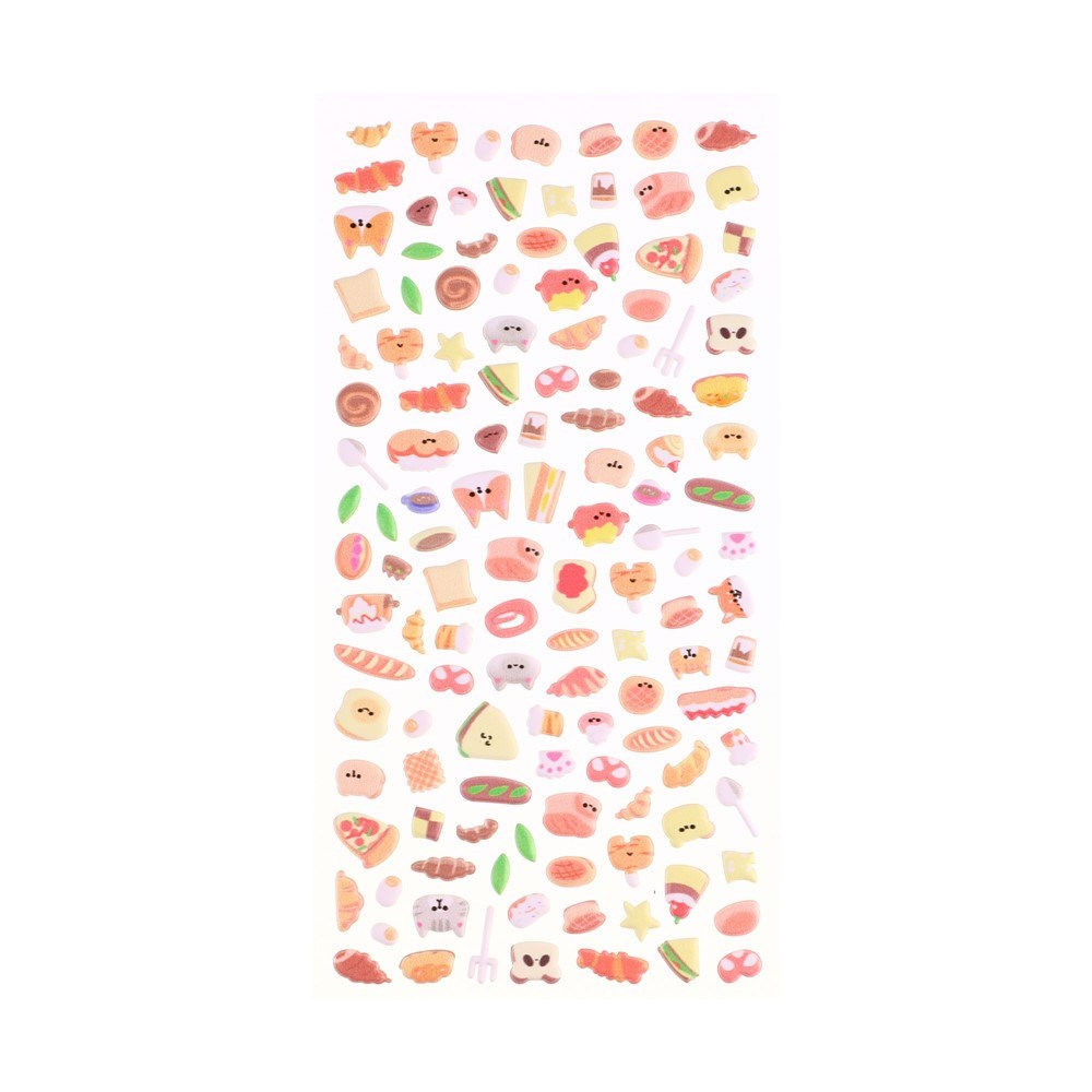 Mini 3D Bubble Foam Stickers til MacBook / Tablet - Blandet Mad