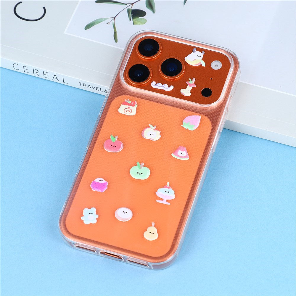Mini 3D Bubble Foam Stickers til MacBook / Tablet - Blandet Frugt