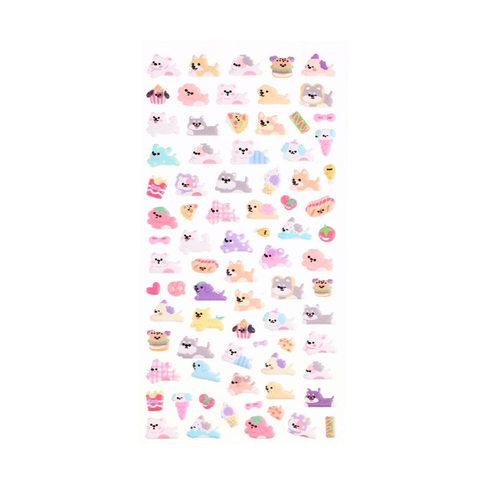 Mini 3D Bubble Foam Stickers til MacBook / Tablet - Hunde & Mad