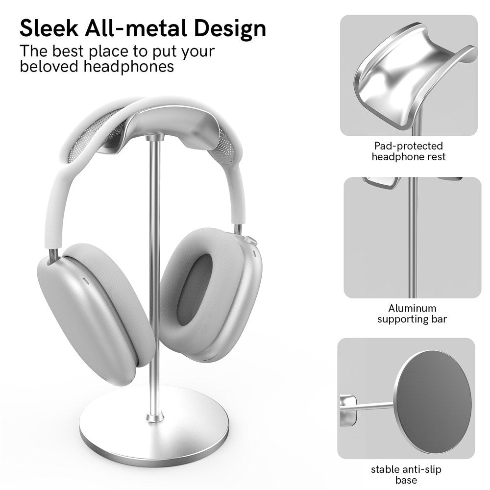 AirPods Max / Max 2 Skridsikkert Stativ - Sølv