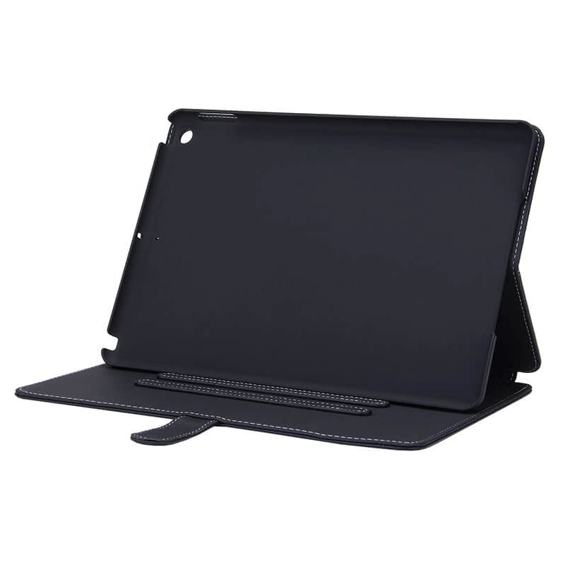 iPad 10.2" (2021 / 2020 / 2019) - Onsala Collection Ægte Læder Cover - Sort