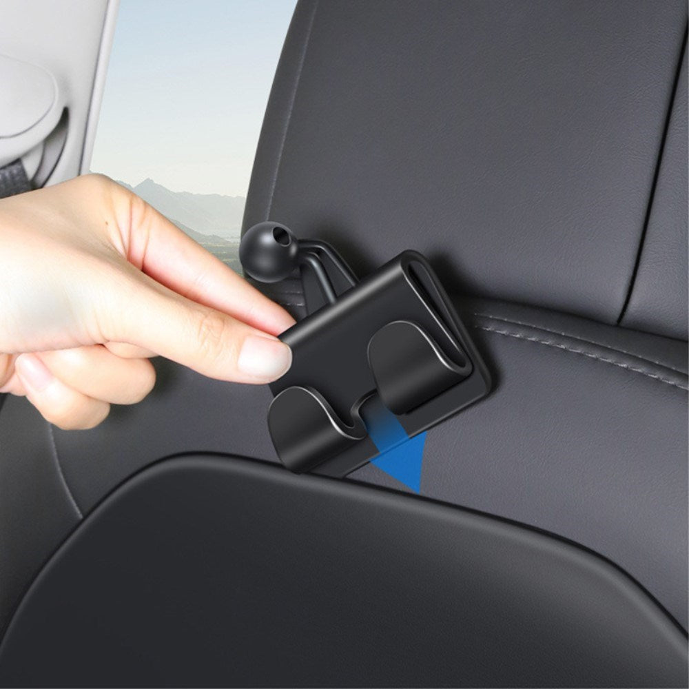Tesla Model 3 (2017-22) / Model Y (2021-22) - Mobil / Tablet holder til Bagsædet - Sort