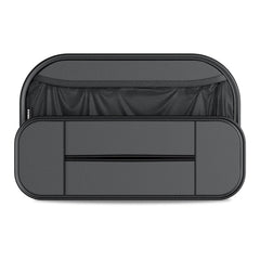 Bagsæde Kunstlæder Organizer m. Smartphone Holder & Opbevaring - Sort