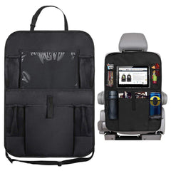 Bagsæde Organizer m. Tablet Holder & Opbevaring - Sort