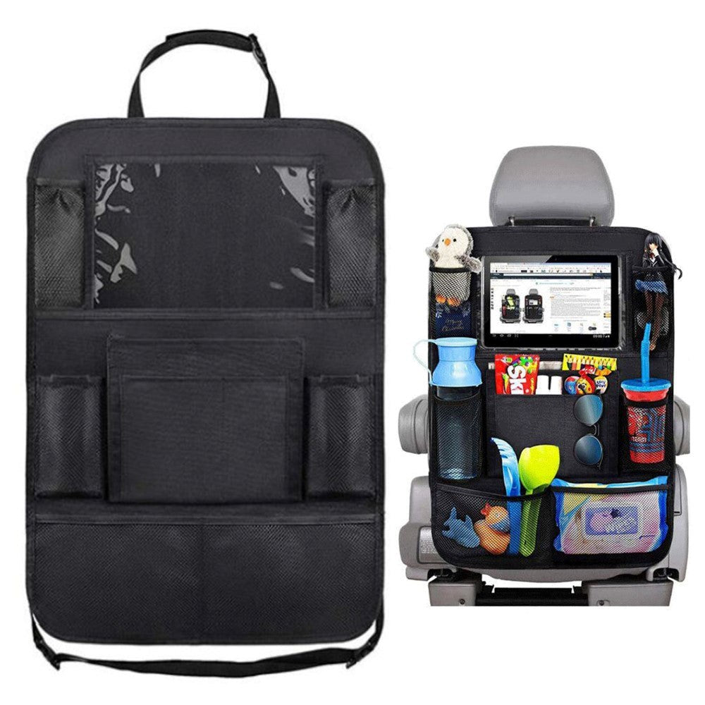 Bagsæde Organizer m. Tablet Holder - Sort