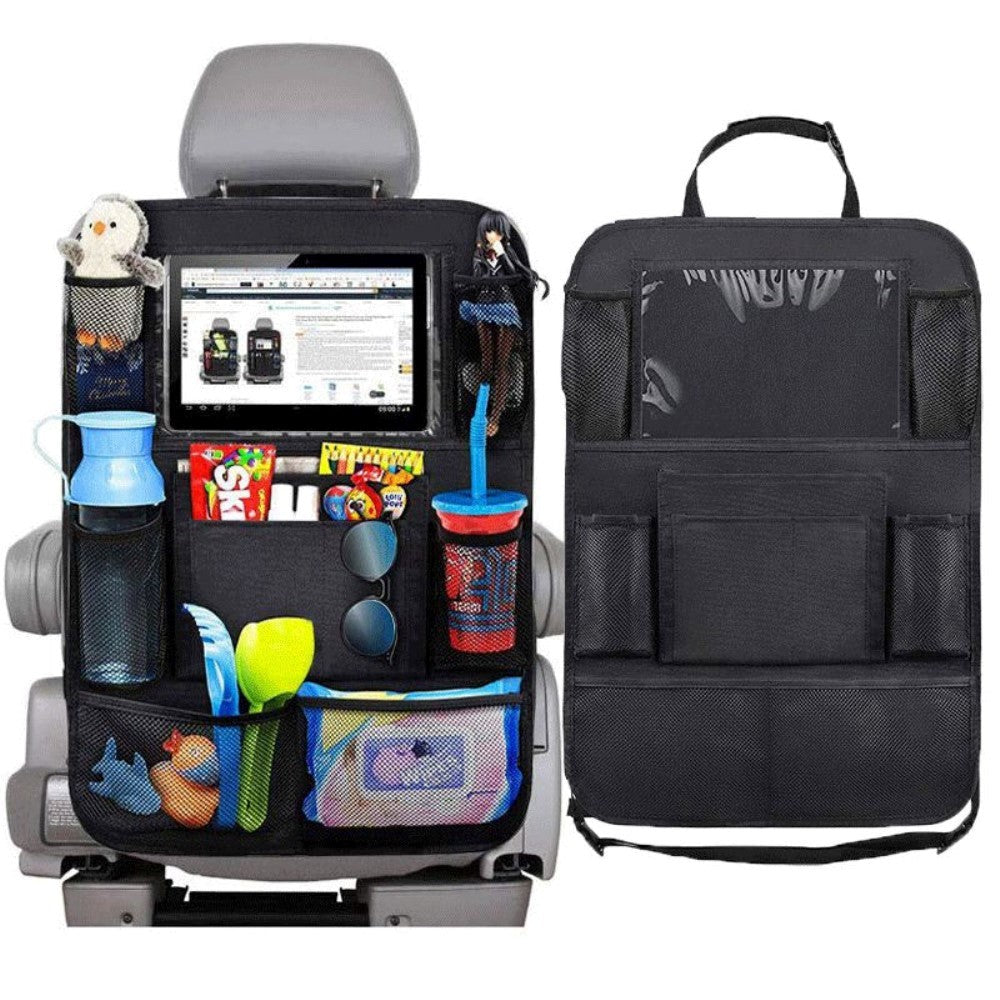 Bagsæde Organizer m. Tablet Holder - Sort