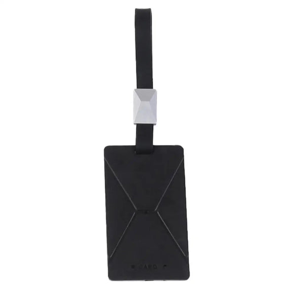 Tesla Model 3 (2017-23) / Model Y (2021-23) Card Key Silikone Cover m. Strop - Sort