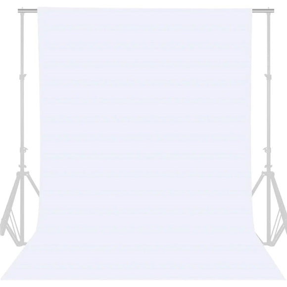 Fotobaggrund - 3 x 3 m - Hvid