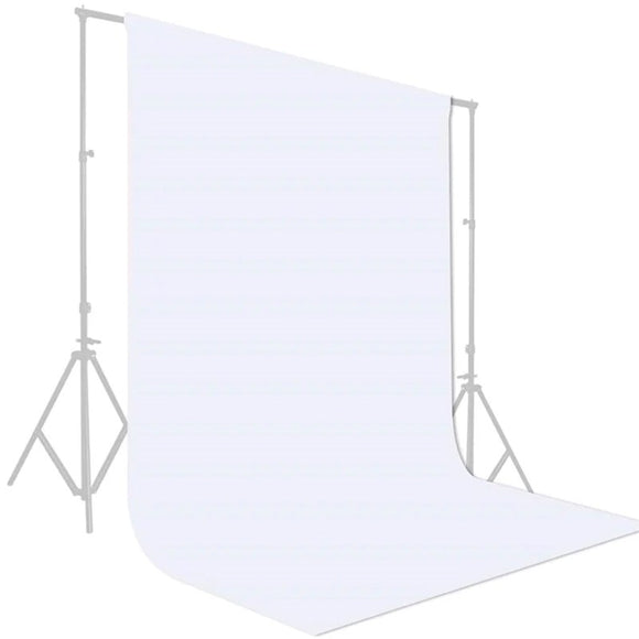Fotobaggrund - 3 x 3 m - Hvid