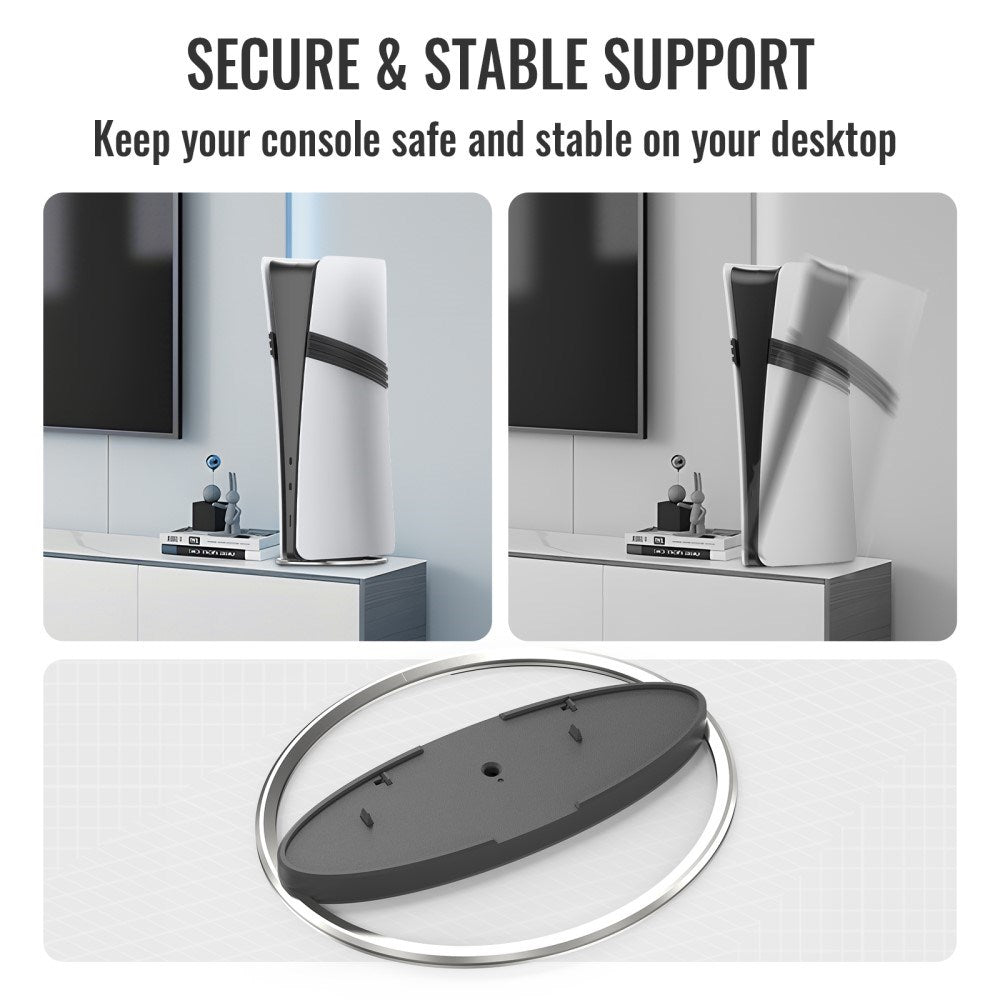 Stander til PS5 / PS5 Pro / PS5 Slim - Sølv