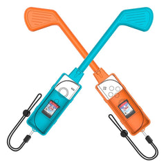 Golfkølle til Nintendo Switch 2 Controller - 2 stk - Blå / Orange