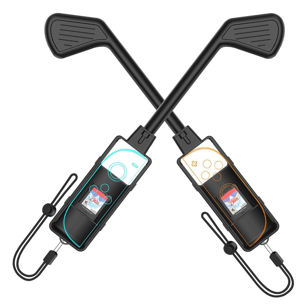 Golfkølle til Nintendo Switch 2 Controller - 2 stk - Sort