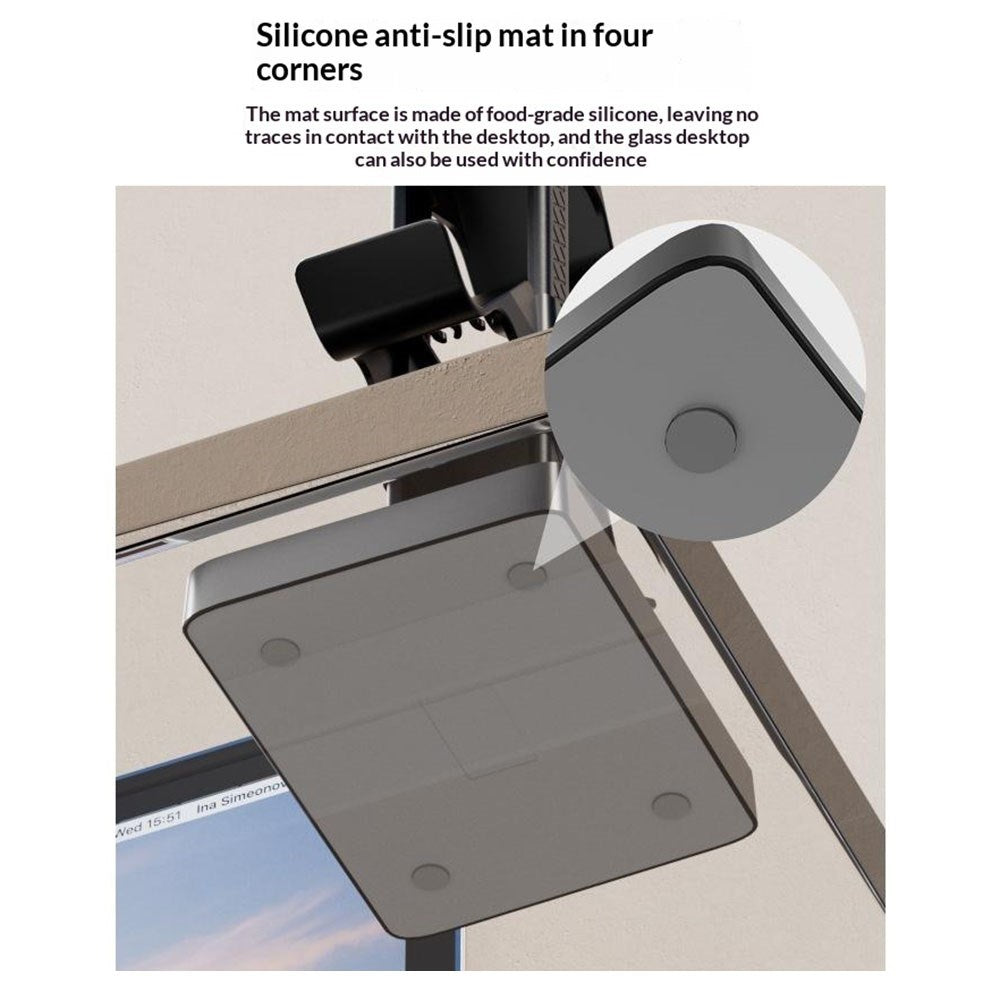 Universal Holder til 8 x Spillekonsoller m. 3 x USB-A - Sort