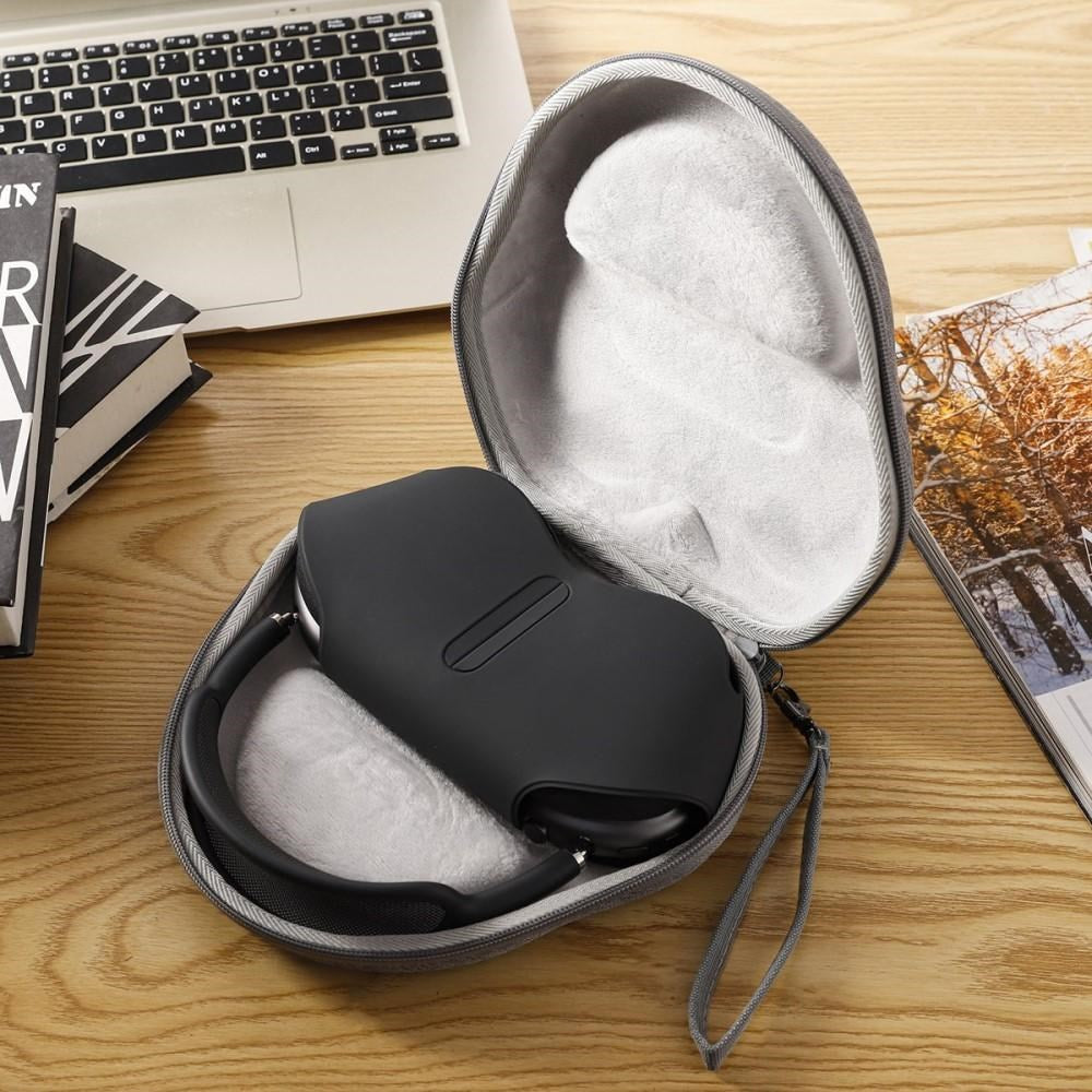 Stof Rejsetaske m. Mikrofibre Til Apple AirPods Max / Max 2 - Grå