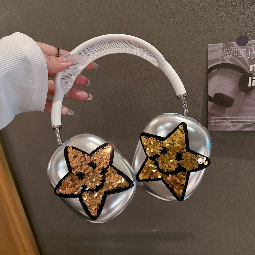 AirPods Max / Max 2 PlastikCover m. Stjerne - Guld