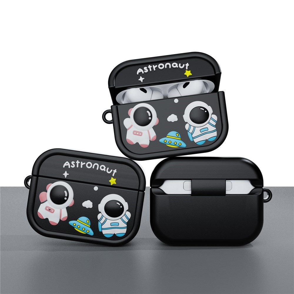 Apple AirPods Pro (2. Gen.) Silikone Cover m. Astronaut Design - Grå
