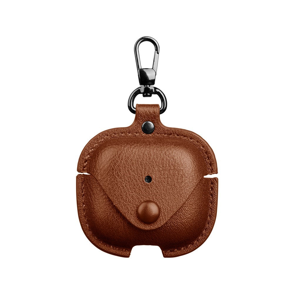 Airpods 4 Vegansk Læder Cover - Brun