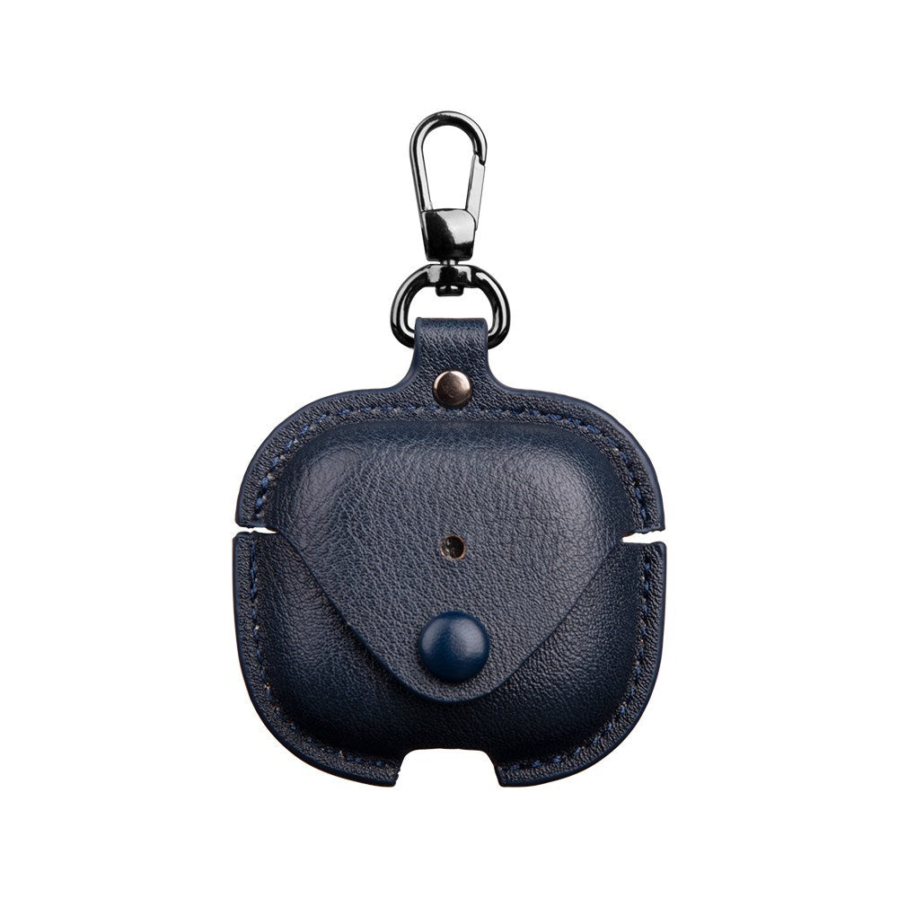 Airpods 4 Vegansk Læder Cover - Blå