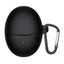 Huawei FreeBuds 6 Silikone Cover m. Karabinhage - Sort
