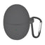 Huawei FreeBuds 6 Silikone Cover m. Karabinhage - Grå