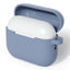 Apple AirPods Pro (3. gen.) Silikone Cover m. Karabinhage - Blågrå