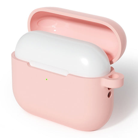 Apple AirPods Pro (3. gen.) Silikone Cover m. Karabinhage - Pink