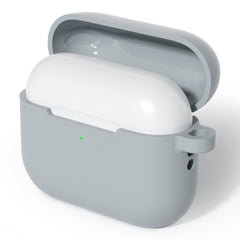Apple AirPods Pro (3. gen.) Silikone Cover m. Karabinhage - Grå
